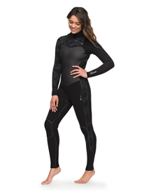 0 3/2mm Performance - Combinaison zip poitrine pour Femme Noir ERJW103031 Roxy