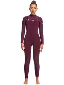 3 4/3mm Performance - Chest Zip Wetsuit for Women Pink ERJW103081 Roxy