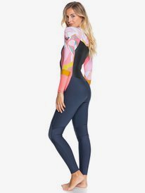 1 5/4/3mm Syncro GBS - Traje de Surf con Cremallera en el Pecho para Mujer Gris ERJW103083 Roxy