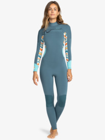 0 3/2mm Swell Series - Wetsuit met een Borstrits voor Dames Blue ERJW103122 Roxy