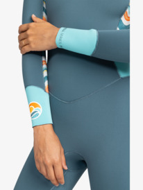 3 3/2mm Swell Series - Chest Zip Wetsuit for Women Blue ERJW103122 Roxy