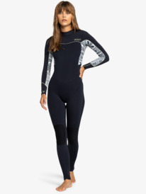 0 4/3mm Swell Series - Wetsuit met een Achterrits voor Dames White ERJW103124 Roxy