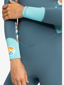 3 5/4/3mm Swell Series - Traje de Surf con Cremallera en el Pecho para Mujer Azul ERJW103128 Roxy