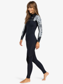 1 5/4/3mm Swell Series - Chest Zip Wetsuit for Women White ERJW103128 Roxy