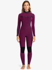 9 4/3mm Elite - Chest Zip Wetsuit for Women Black ERJW103134 Roxy