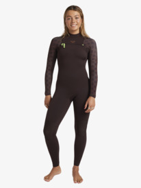 0 3/2mm Elite - Chest Zip Wetsuit for Women Red ERJW103135 Roxy