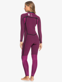 12 3/2mm Elite - Chest Zip Wetsuit for Women Purple ERJW103135 Roxy