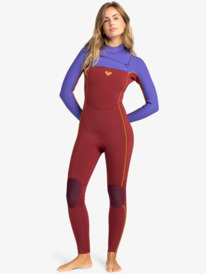 10 4/3mm Rise - Wetsuit met GBS en een Borstrits voor Dames Red ERJW103164 Roxy