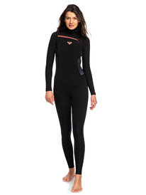 0 5/4/3mm Syncro Series - Combinaison à capuche avec coutures GBS et zip poitrine pour Femme Multi ERJW203004 Roxy