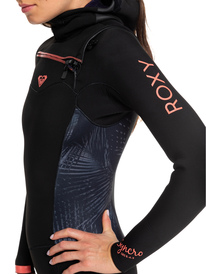 4 5/4/3mm Syncro Series - Combinaison à capuche avec coutures GBS et zip poitrine pour Femme Multi ERJW203004 Roxy