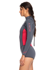 1 2/2mm Syncro Series - Traje de surf FLT de primavera con manga larga y cremallera en la espalda para Mujer Multi ERJW403014 Roxy