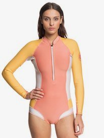 0 1mm POP Surf - Long Sleeve Front Zip Bikini Cut Shorty  ERJW403023 Roxy