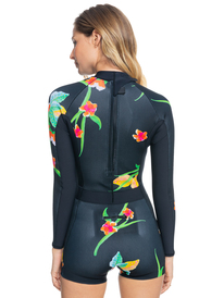 12 1.5mm ROWLEY X ROXY - Springsuit Back Zip pour Femme Noir ERJW403037 Roxy