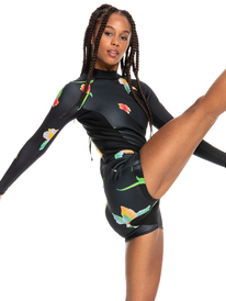 5 1.5mm ROWLEY X ROXY - Springsuit Back Zip pour Femme Noir ERJW403037 Roxy