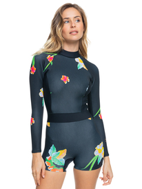 7 1.5mm ROWLEY X ROXY - Springsuit Back Zip pour Femme Noir ERJW403037 Roxy