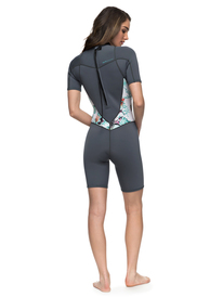 1 2/2mm Syncro Series - Springsuit à manches courtes avec zip dans le dos pour Femme  ERJW503007 Roxy