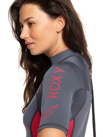 3 2/2mm Syncro Series - Traje de surf de primavera FLT con manga corta y cremallera en la espalda para Mujer Multi ERJW503007 Roxy