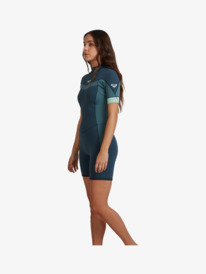 6 2/2mm Syncro - Traje de surf de primavera con manga corta y cremallera atrás para Mujer  ERJW503014 Roxy