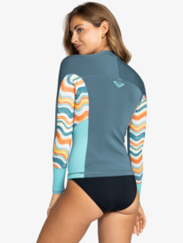 4 1mm Swell Series 2022 - Long Sleeve Wetsuit Top for Women Blue ERJW803026 Roxy