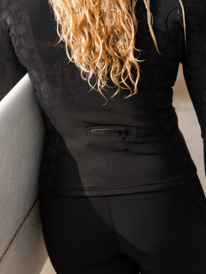 2 1.0 SWELL SERIES JKT ZIP QLOCK Negro ERJW803030 Roxy