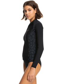 7 1.0 SWELL SERIES JKT ZIP QLOCK Negro ERJW803030 Roxy