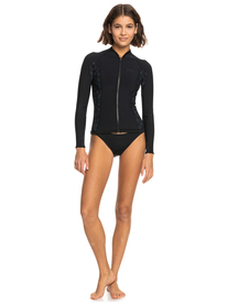 9 1.0 SWELL SERIES JKT ZIP QLOCK Negro ERJW803030 Roxy