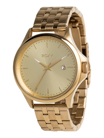 0 Messenger Metal - Analoge Uhr für Frauen Gelb ERJWA03023 Roxy