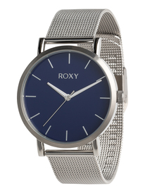 0 Maya Mesh Band - Analogue Watch for Women Grey ERJWA03024 Roxy