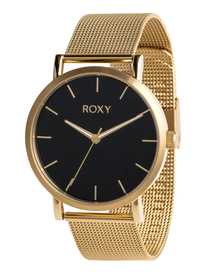 0 Maya Mesh Band - Analogue Watch for Women Yellow ERJWA03024 Roxy