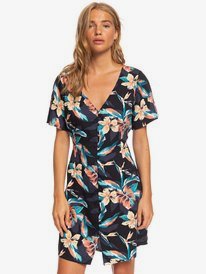 Damage Love - Short Sleeve Buttoned Dress for Women | Roxy Damage Love - Short Sleeve Buttoned Dress for Women | Roxy