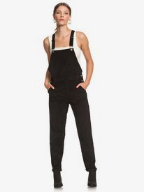 0 Anywhere Else - Corduroy Dungarees for Women Black ERJWD03497 Roxy