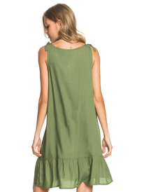 4 Lazy Holy - Strappy Dress for Women Green ERJWD03526 Roxy