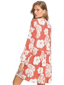 4 Wake Up Darling - Short Long Sleeve Dress for Women  ERJWD03537 Roxy