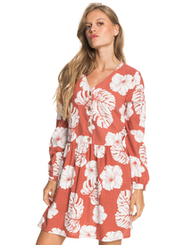 1 Wake Up Darling - Short Long Sleeve Dress for Women  ERJWD03537 Roxy