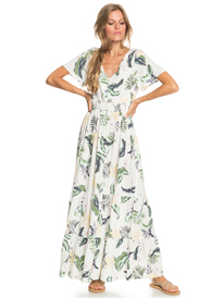 3 Paradise Song - Short Sleeve Mini Dress for Women  ERJWD03545 Roxy