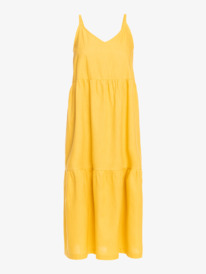 5 Waiting Line - Midikleid für Frauen Gelb ERJWD03610 Roxy