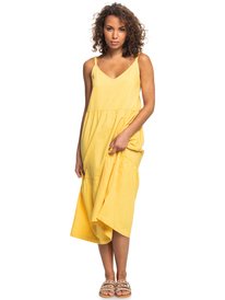 3 Waiting Line - Midikleid für Frauen Gelb ERJWD03610 Roxy