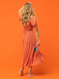 5 Decade Of Dreams - Midi Dress for Women Orange ERJWD03612 Roxy