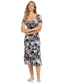 1 Canyon Moon - Kurzärmliges Midikleid für Frauen  ERJWD03640 Roxy