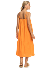 3 Waiting Line - Midi Dress for Women Orange ERJWD03699 Roxy