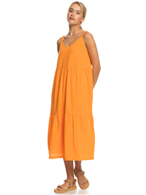0 Waiting Line - Midi Dress for Women Orange ERJWD03699 Roxy
