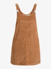 5 Autumn Daze - Corduroy Overall Dress for Women Brown ERJWD03854 Roxy