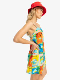 2 Atlas Playa Blanca - Vestido Mini para Mujer Azul ERJWD03860 Roxy