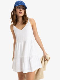 0 Waiting Line - Vestido Mini para Mujer Blanco ERJWD03886 Roxy