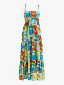 5 Atlas Sunshine Coastline - Midikleid für Frauen Blau ERJWD03892 Roxy