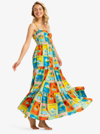 1 Atlas Sunshine Coastline - Midikleid für Frauen Blau ERJWD03892 Roxy