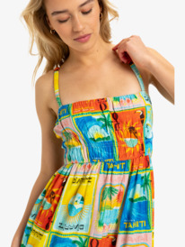 3 Atlas Sunshine Coastline - Midikleid für Frauen Blau ERJWD03892 Roxy