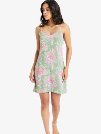 0 Hibiscus Island - Mini-jurk voor Dames Green ERJWD03897 Roxy