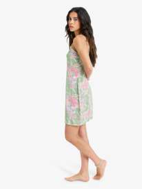 1 Hibiscus Island - Mini-jurk voor Dames Green ERJWD03897 Roxy