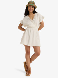 3 Bright Mornings - Vestido Mini para Mujer Blanco ERJWD03900 Roxy